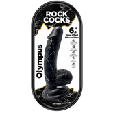 Rock Cocks Olympus Suction Cup Textured Realistic Dildo 6.5 Inch Realistic Dildos